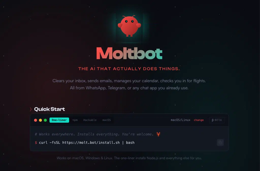 Illustration des risques liés à Moltbot et Moltbook