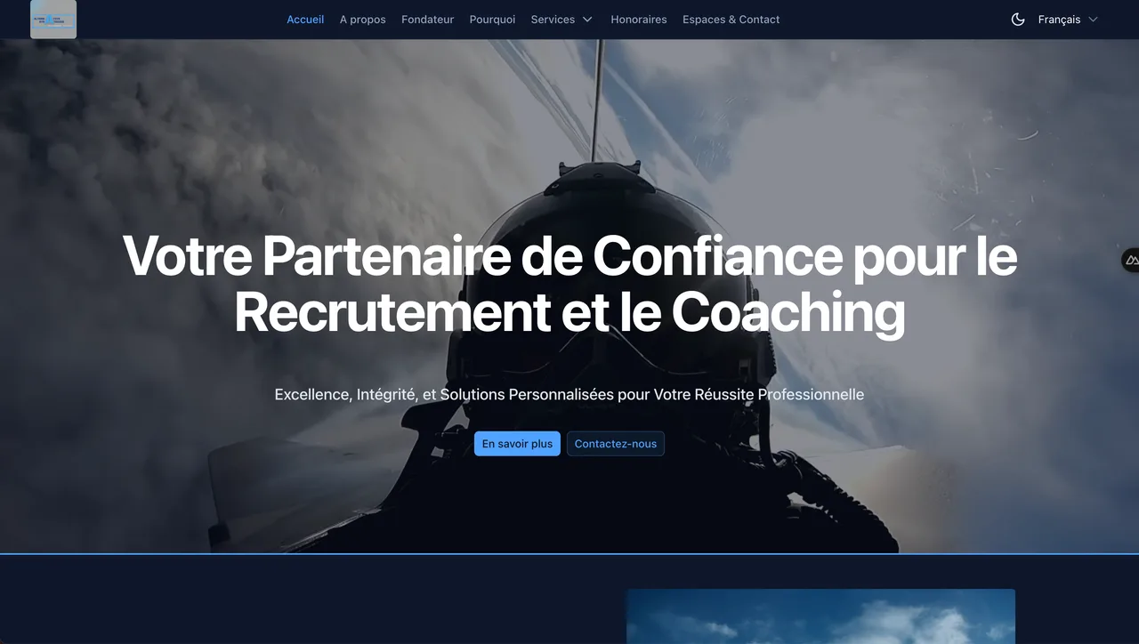 Création de site vitrine Nuxt 3 pour le cabinet de recrutement Alternative Strategies au Luxembourg